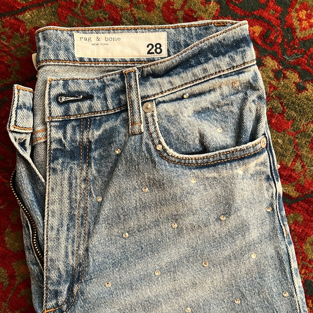 Rag and Bone Harlow Mid Rise 28
